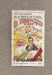 Stamps Mexico -  125 Aniv. batalla de Puebla