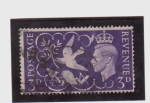 Stamps United Kingdom -  George VI- I aniv. victoria II Guerra Mundial