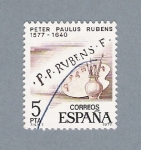Stamps Spain -  Peter Paulus Rubens (repetido)