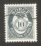 Stamps Norway -  trompeta postal