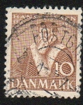 Stamps Denmark -  Hans Tausen