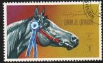Stamps United Arab Emirates -  UMM AL QIWAIN - Caballo