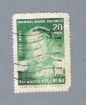 Stamps : America : Argentina :  General Ángel Pacheco (repetido)
