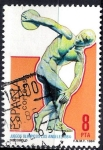 Stamps Spain -  2771 JJOO de Los Angeles - 84. Discóbolo.