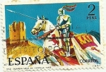 Stamps : Europe : Spain :  Guardia Vieja de Castilla 1493 1973 2pta