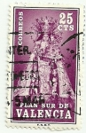 Stamps Spain -  Plan sur de Valencia 1973 25cts