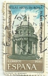 Stamps : Europe : Spain :  I Centenario de la Academia Española de Bellas Artes en Roma 1974 5pta