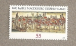 Stamps Germany -  1200 años de Magdeburgo