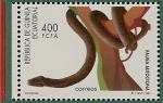 Sellos del Mundo : Africa : Guinea_Ecuatorial : Fauna Autóctona - Serpiente