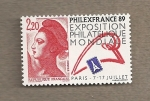 Stamps France -  Exposición Filatélica Mundial 1989