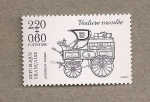 Stamps France -  Furgón de correos