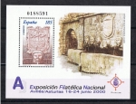 Stamps Spain -  Edifil  SH 3716  Exposición Filatélica Nacional  EXFILNA ¨2000  
