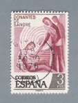 Stamps Spain -  Donantes de Sangre (repetido)