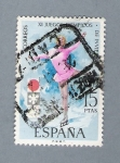 Stamps Spain -  XI Juegos Olimpicosde Invierno (repetido)