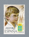 Stamps Spain -  Felipe de Borbon (reptido)