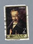 Stamps Spain -  Autoretratro (repetido)