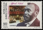 Stamps Equatorial Guinea -  Centenario muerte de Alfred Nobel