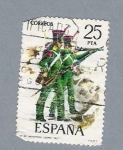 Stamps Spain -  Infantería ligera (repetido)