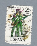 Sellos de Europa - Espaa -  Infantería ligera (repetido)