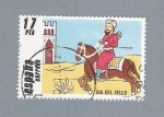 Stamps Spain -  Correo Árabe (repetido)