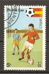Stamps Laos -  Mundial España 82.