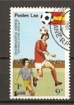 Stamps Laos -  Mundial España 82.