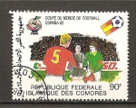 Stamps : Africa : Comoros :  Mundial España 82.
