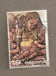 Stamps Spain -  Navidad 1986