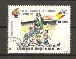 Stamps : Africa : Mauritania :  Mundial España 82.