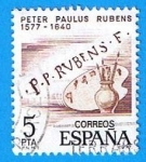 Stamps : Europe : Spain :  2465 Pedro pablo Ruben y Centauros