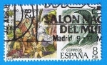 Stamps Spain -  2467  Ticiano Vecelio y la bacanal