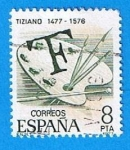 Sellos del Mundo : Europa : Espaa : Ticiano Vecelio y la bacanal