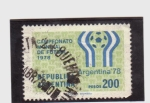 Stamps : America : Argentina :  Campeonato mundial de fútbol 1978