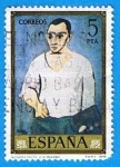 Sellos del Mundo : Europa : Espaa : Pablo Ruiz Picaso.(Autorretrato)
