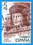 Sellos del Mundo : Europa : Espaa : Jorge Manrrique 1440-1479