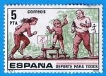Stamps Spain -  2516 Deprtes para todos