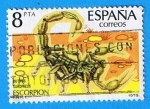 Stamps Spain -  Escorpion