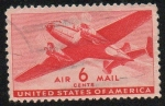 Stamps United States -  Avión