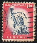 Stamps United States -  Libertad