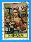 Sellos de Europa - Espa�a -  Juan de Juanes (Sagrada Familia)