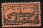 Stamps United States -  200 Aniversario de Nassau Hall