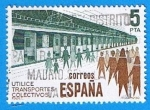 Stamps Spain -  Utilice transportes colectivos (metro )