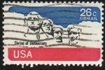 Stamps United States -  Monte Rushmore
