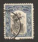Stamps Peru -  estatua de bolivar