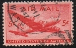 Stamps United States -  Avión