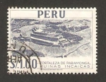 Stamps Peru -  fortaleza de paramonga, ruinas incas