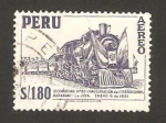 Stamps Peru -  inauguración del ferrocarril matarani