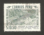 Stamps Peru -  cultivo del maíz, andenes de pisac