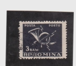Sellos del Mundo : Europa : Rumania : Corneta postal
