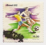 Sellos de America - Brasil -  XII Campeonato Mundial de Fútbol